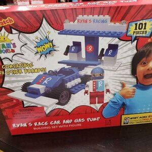 Brand New Ryan's race car and gas pump